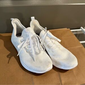 White Adidas Cloudfoam Super Sneakers